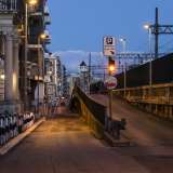 Via Dieta di Bari con il suo ponte che ci porta nel cuore del quartiere Madonnella